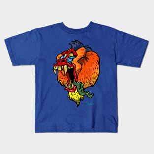 Bad Ass Baboon Fink Kids T-Shirt